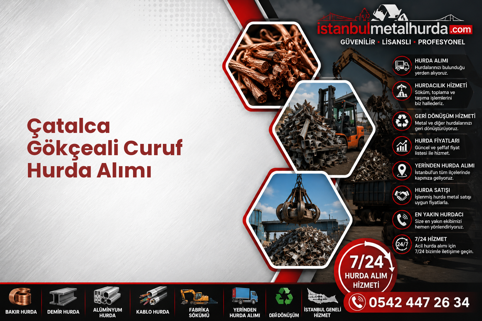Çatalca Gökçeali Curuf Hurda Alımı
