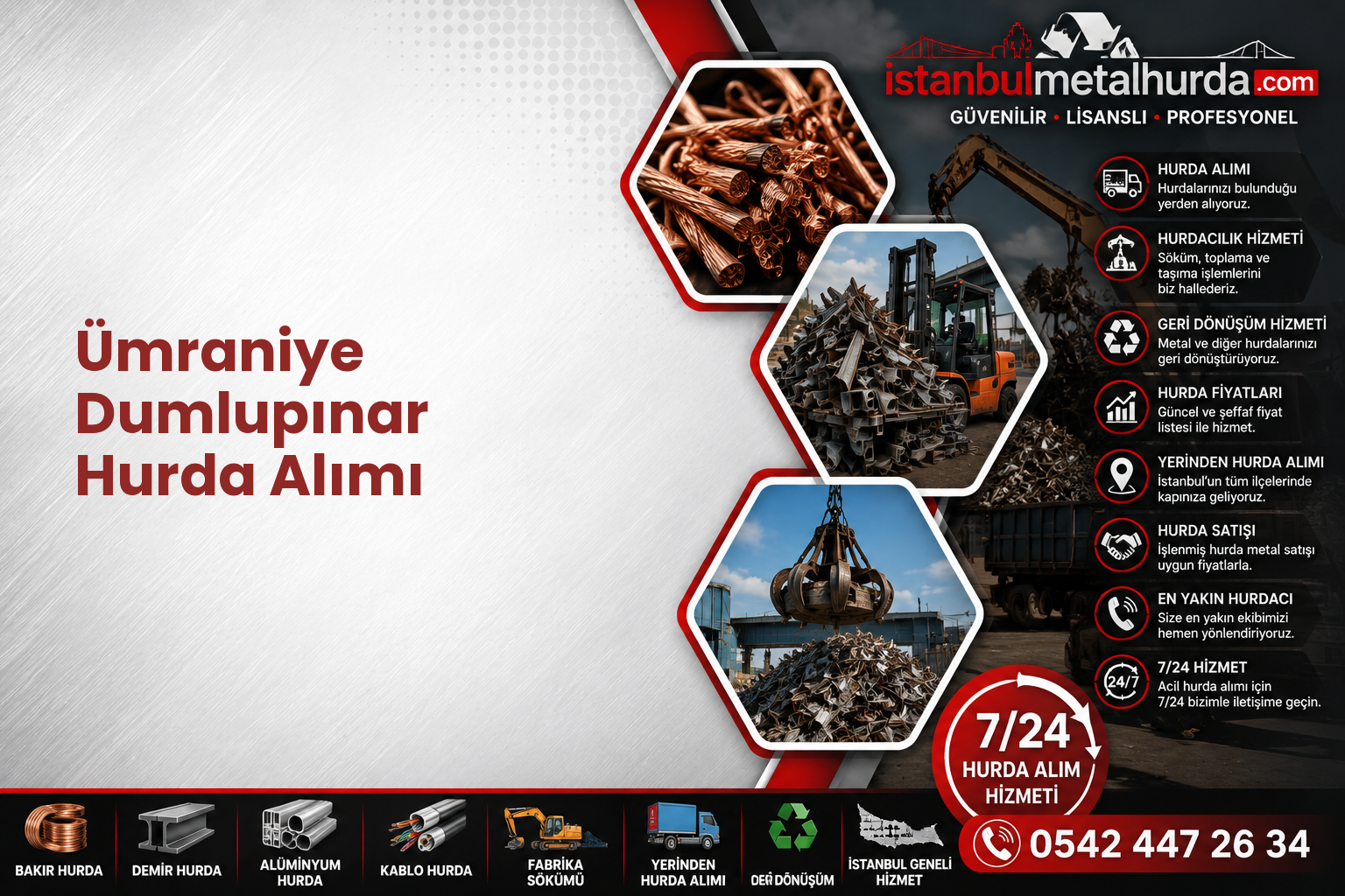 Ümraniye Dumlupınar Hurda Alımı