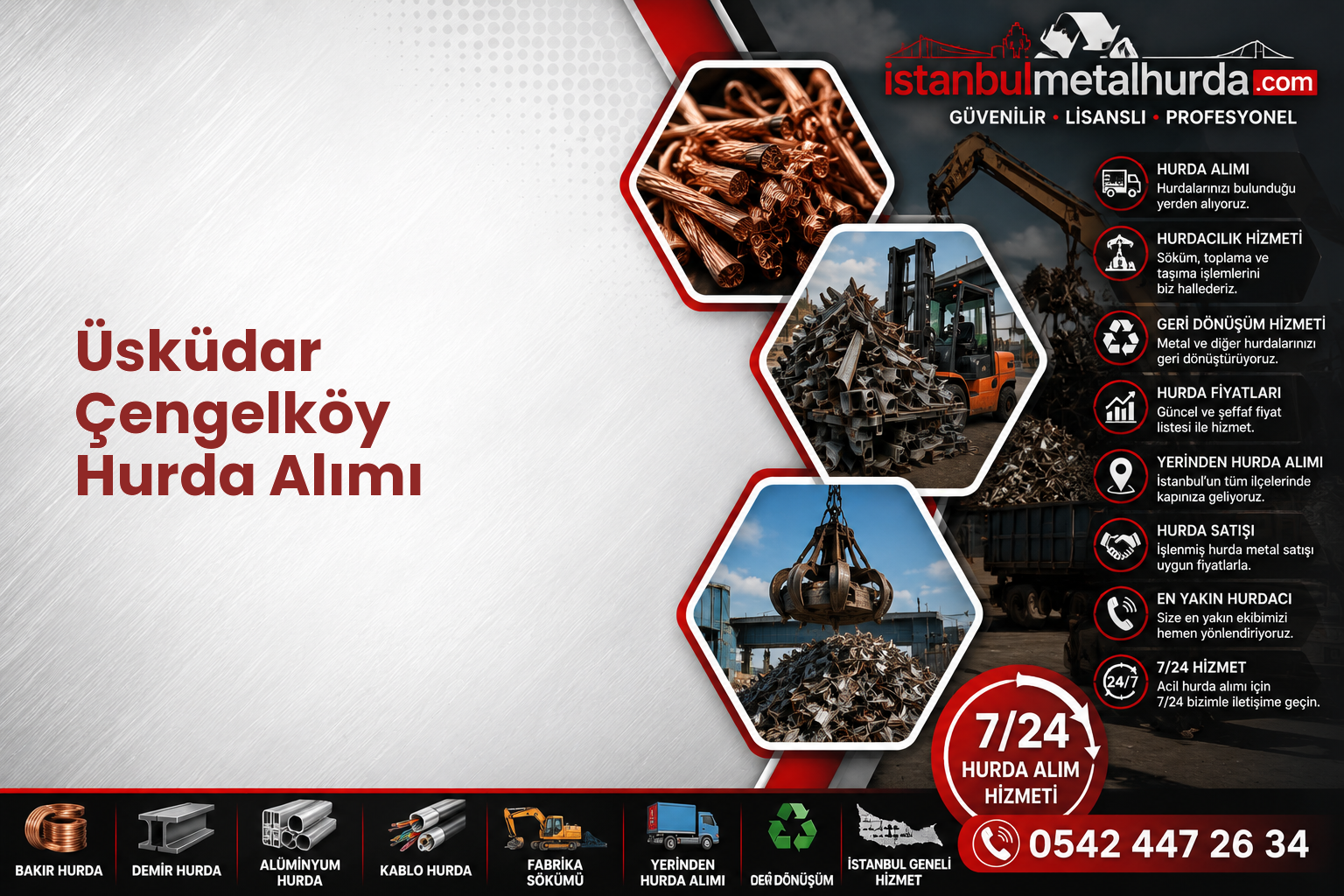 Üsküdar Çengelköy Hurda Alımı