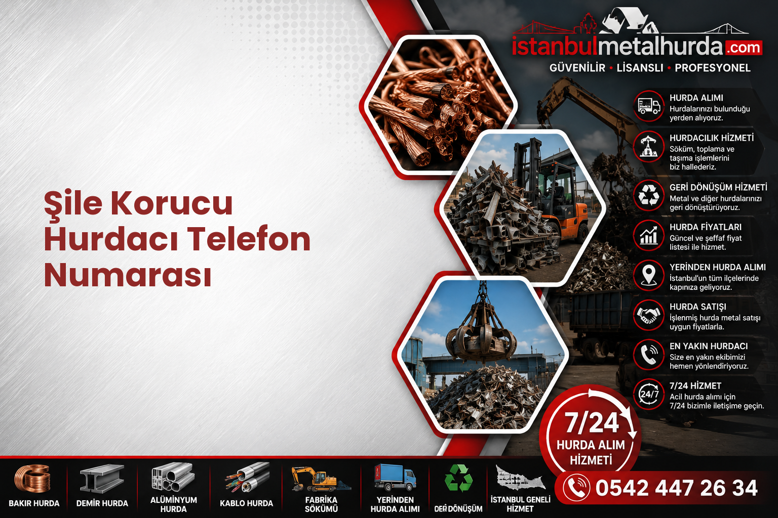 Şile Korucu Hurdacı Telefon Numarası