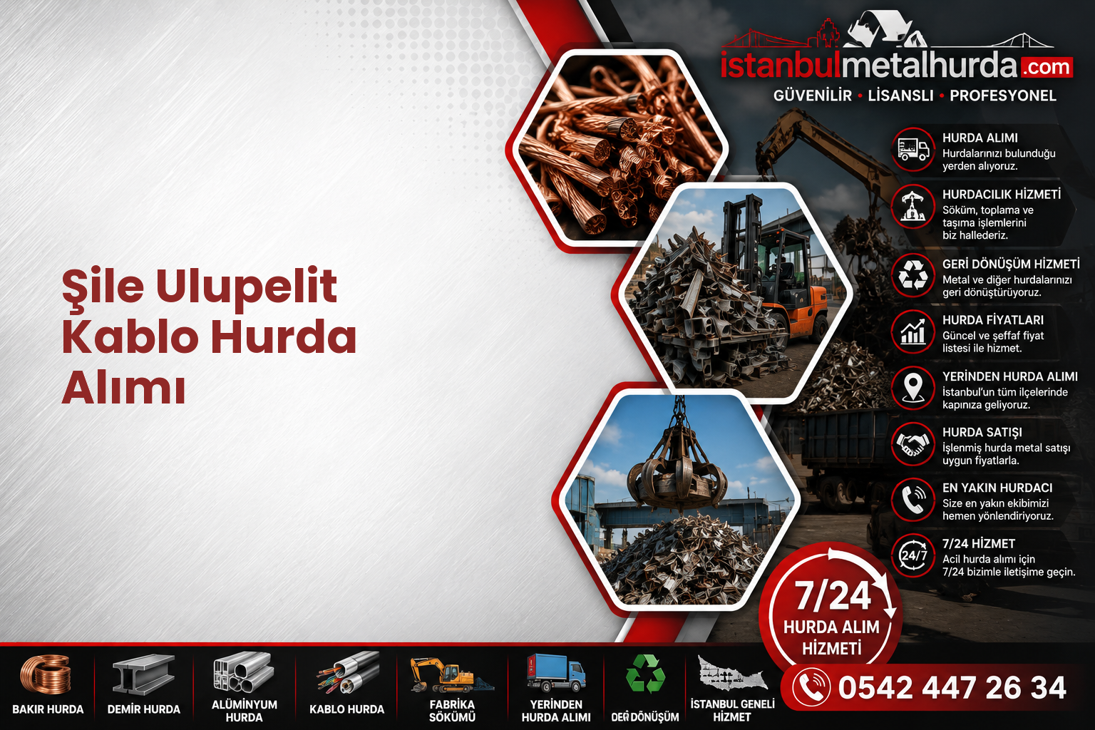 Şile Ulupelit Kablo Hurda Alımı