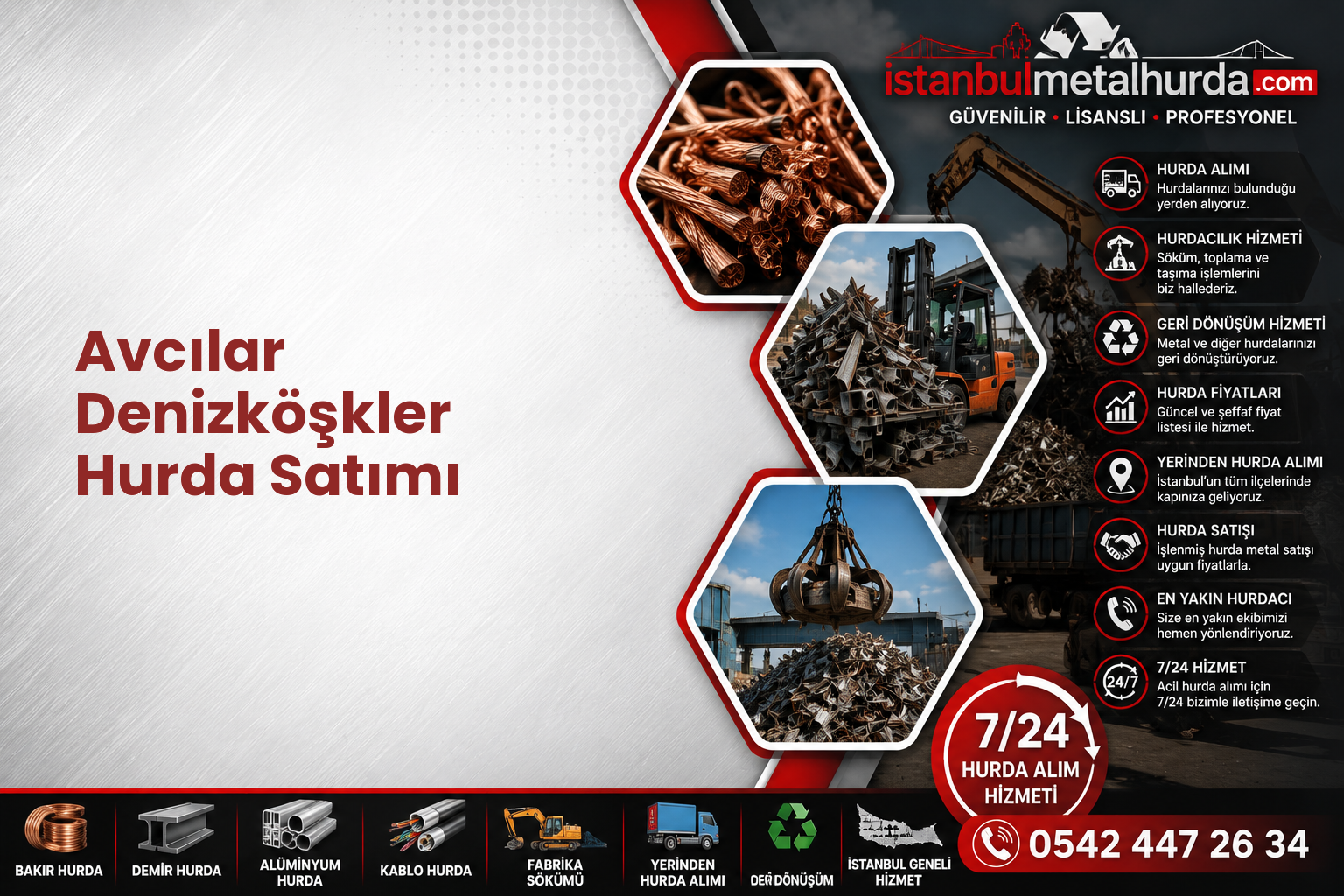 Avcılar Denizköşkler Hurda Satımı