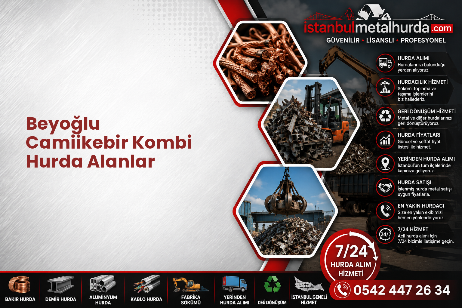 Beyoğlu Camiikebir Kombi Hurda Alanlar