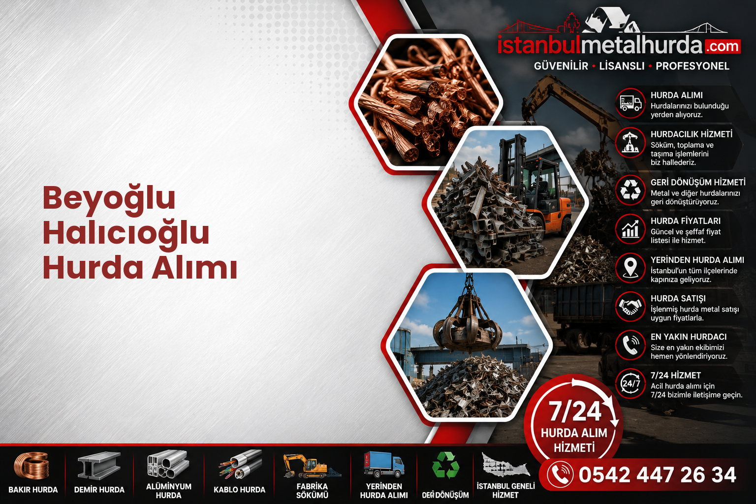 Beyoğlu Halıcıoğlu Hurda Alımı
