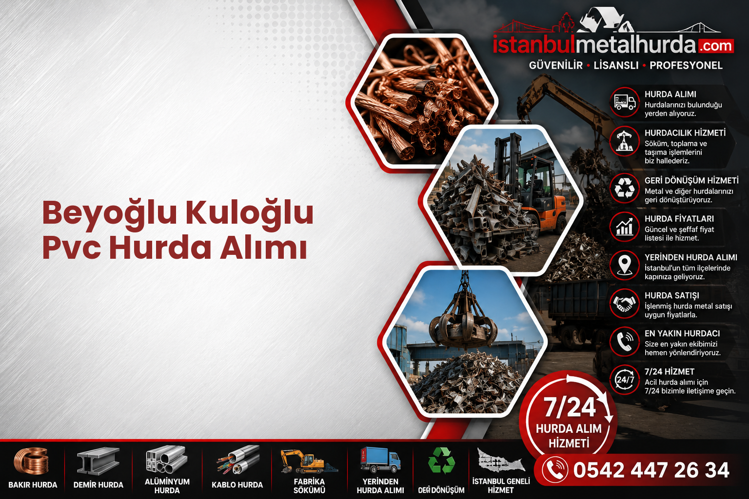 Beyoğlu Kuloğlu Pvc Hurda Alımı