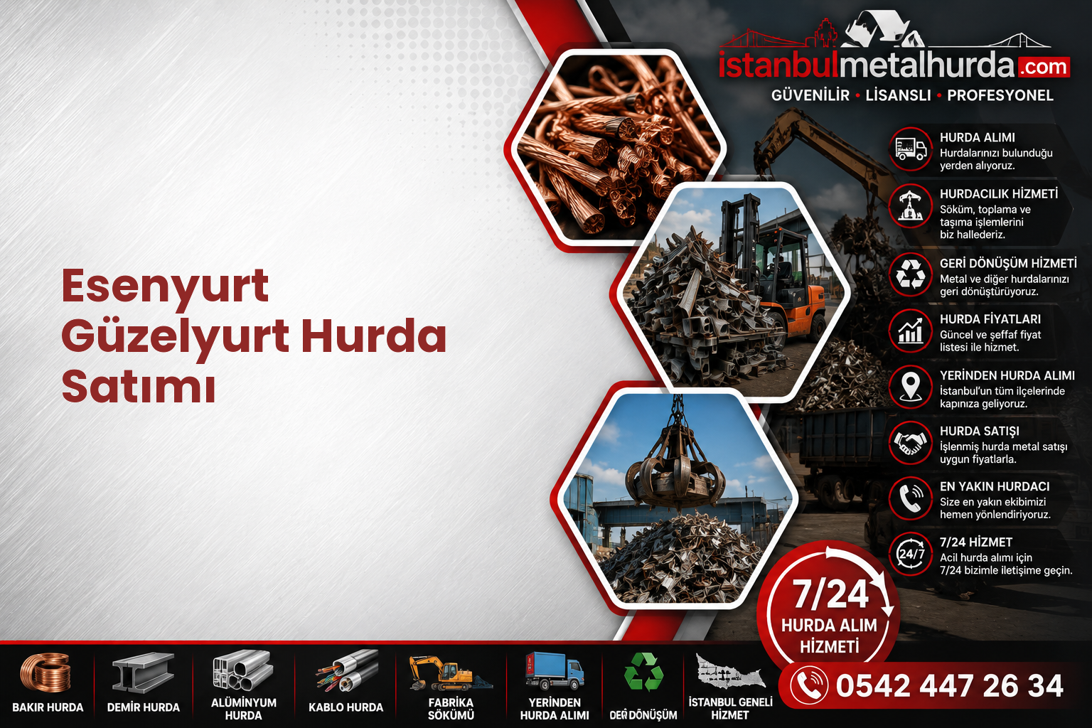 Esenyurt Güzelyurt Hurda Satımı