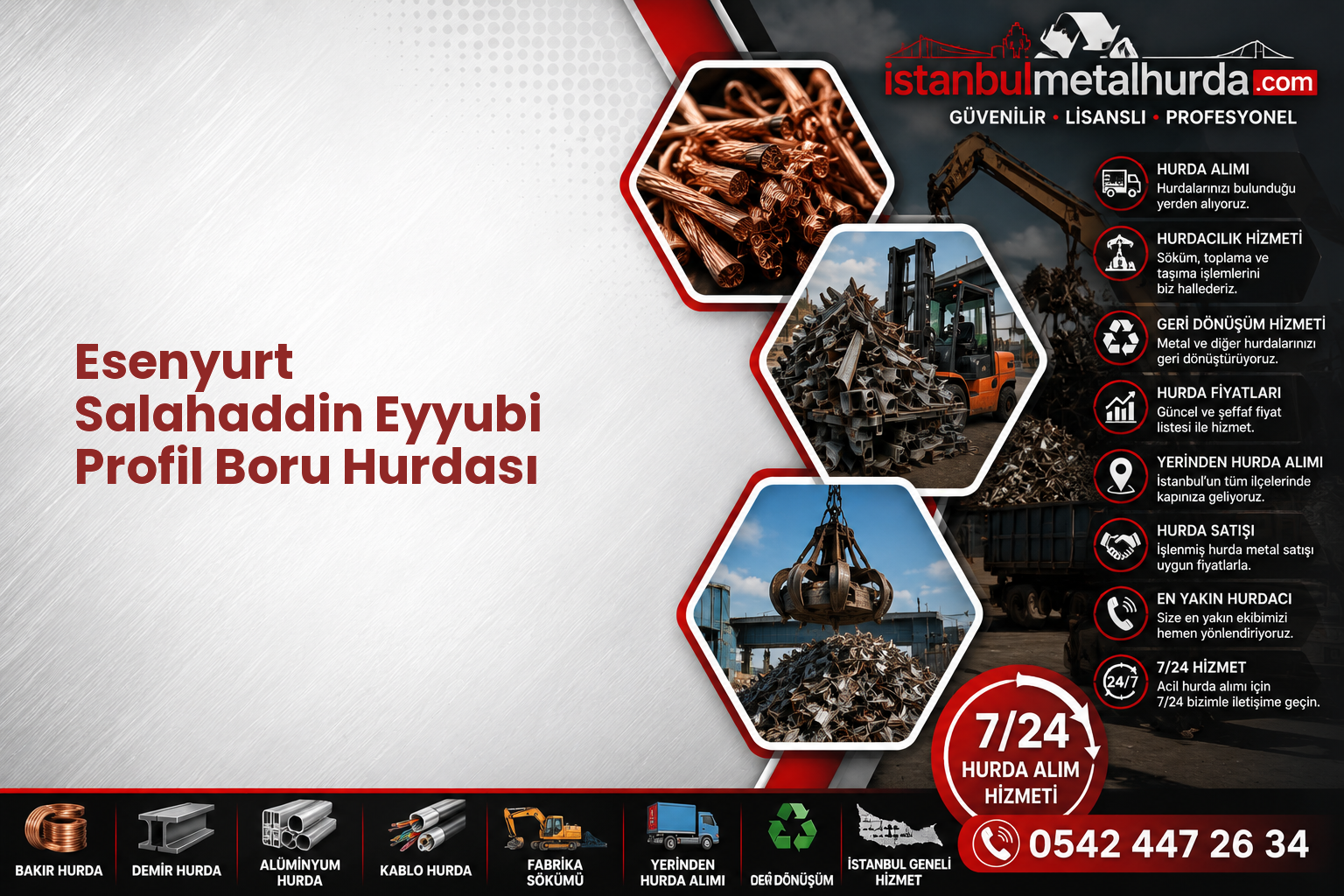 Esenyurt Salahaddin Eyyubi Profil Boru Hurdası