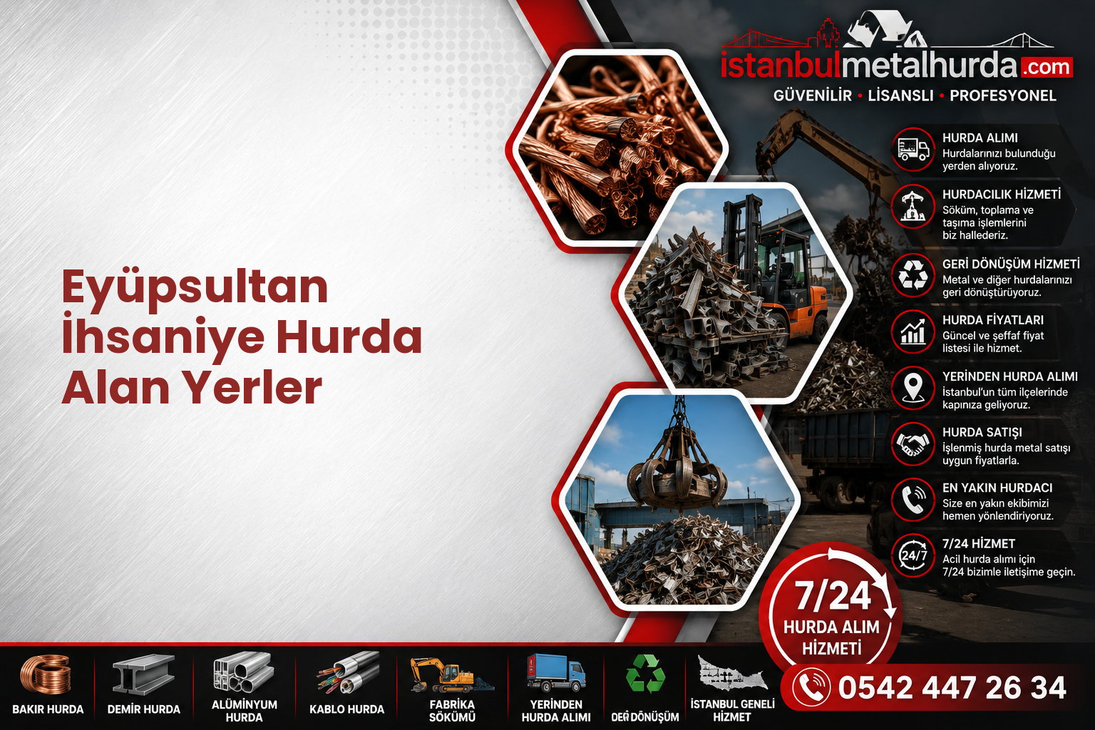 Eyüpsultan İhsaniye Hurda Alan Yerler