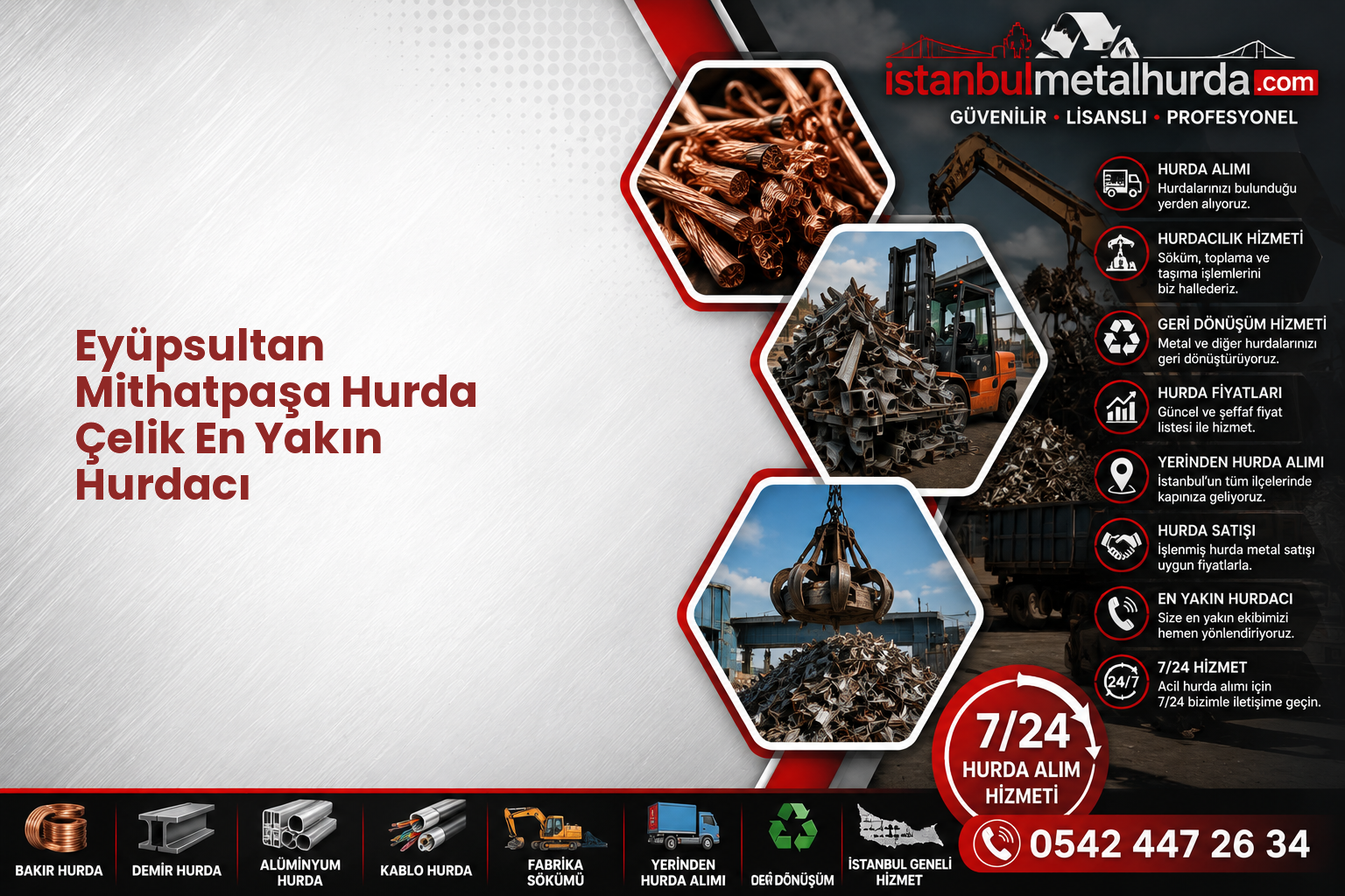 Eyüpsultan Mithatpaşa Hurda Çelik En Yakın Hurdacı