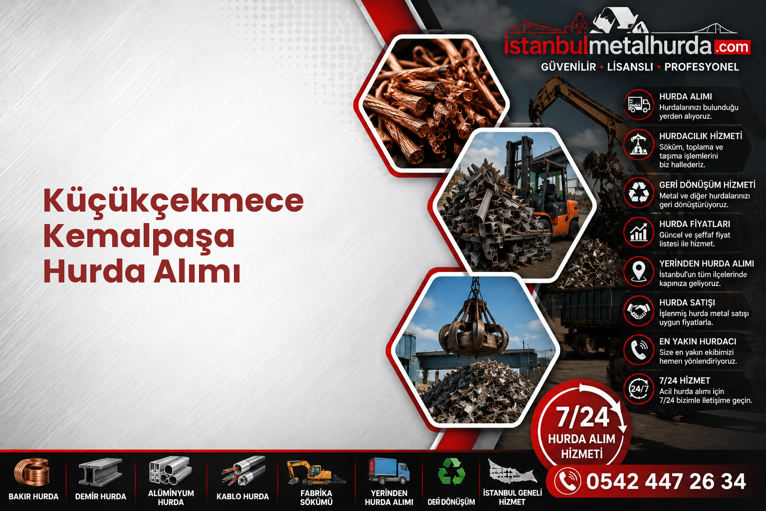 Küçükçekmece Kemalpaşa Hurda Alımı