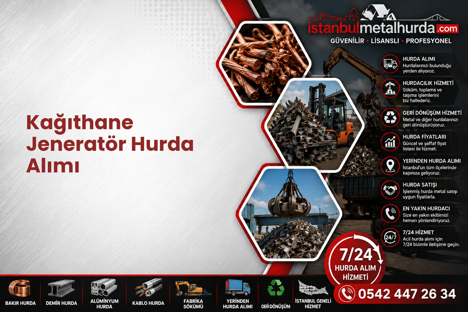 Kağıthane Jeneratör Hurda Alımı