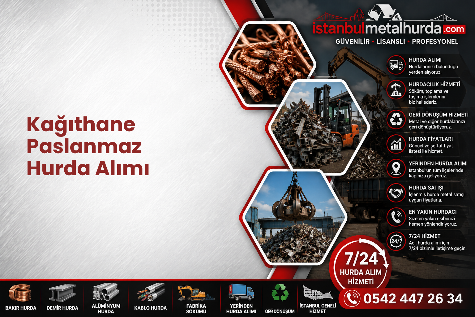 Kağıthane Paslanmaz Hurda Alımı