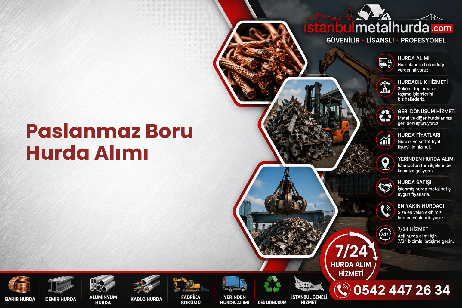 Paslanmaz Boru Hurda Alımı