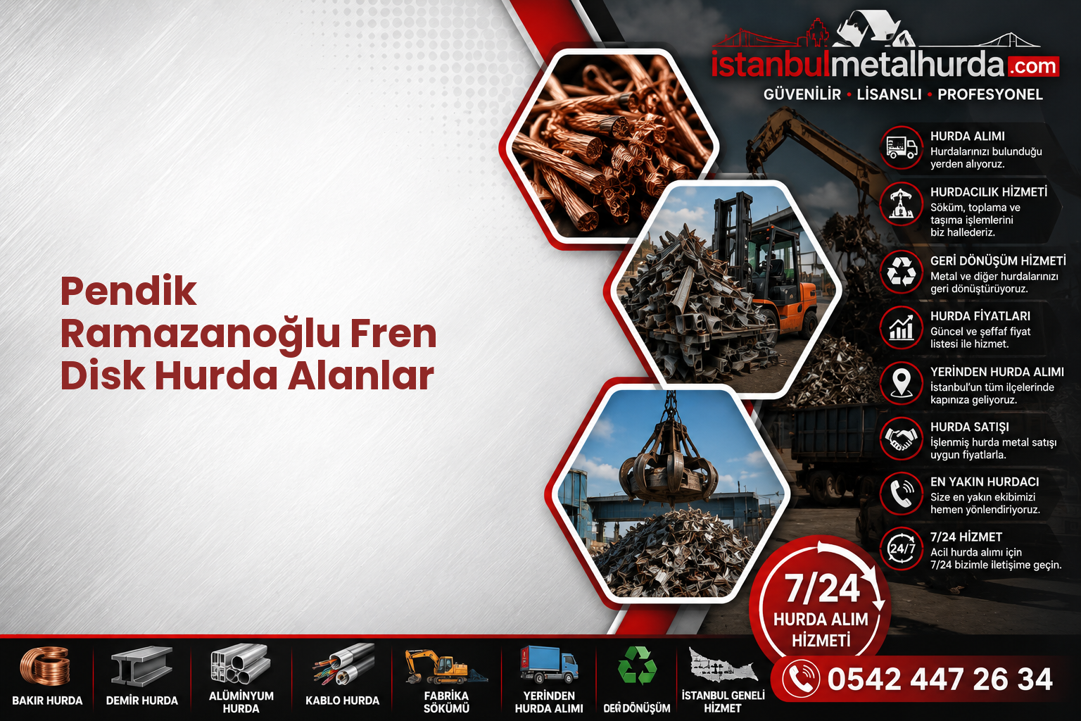 Pendik Ramazanoğlu Fren Disk Hurda Alanlar