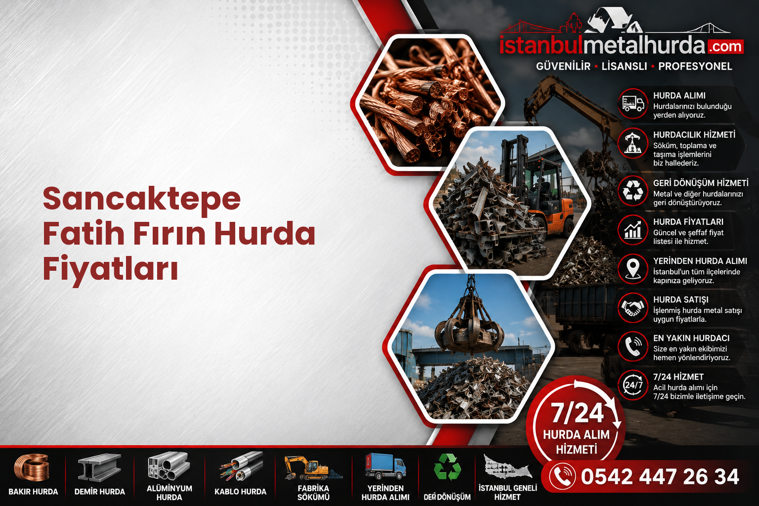 Sancaktepe Fatih Fırın Hurda Fiyatları
