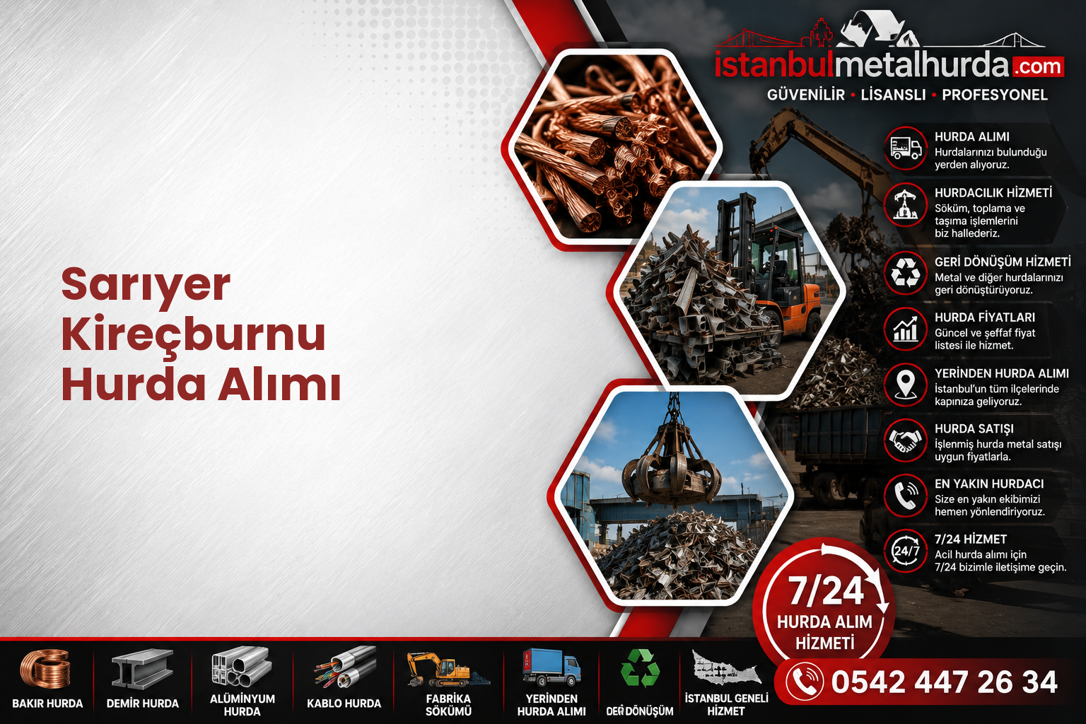 Sarıyer Kireçburnu Hurda Alımı