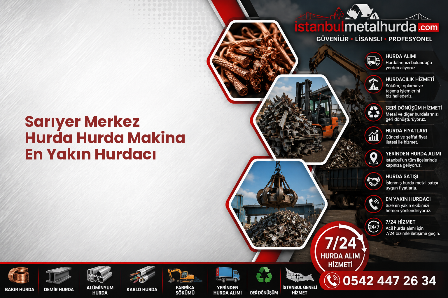 Sarıyer Merkez Hurda Hurda Makina En Yakın Hurdacı