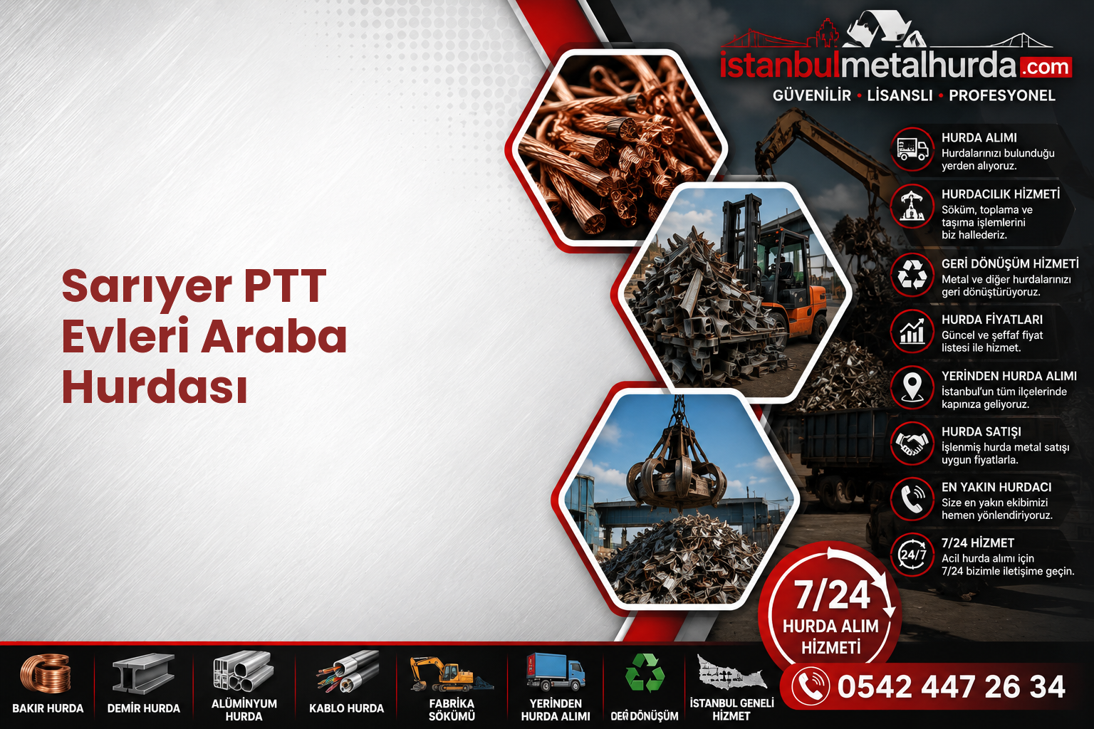 Sarıyer PTT Evleri Araba Hurdası