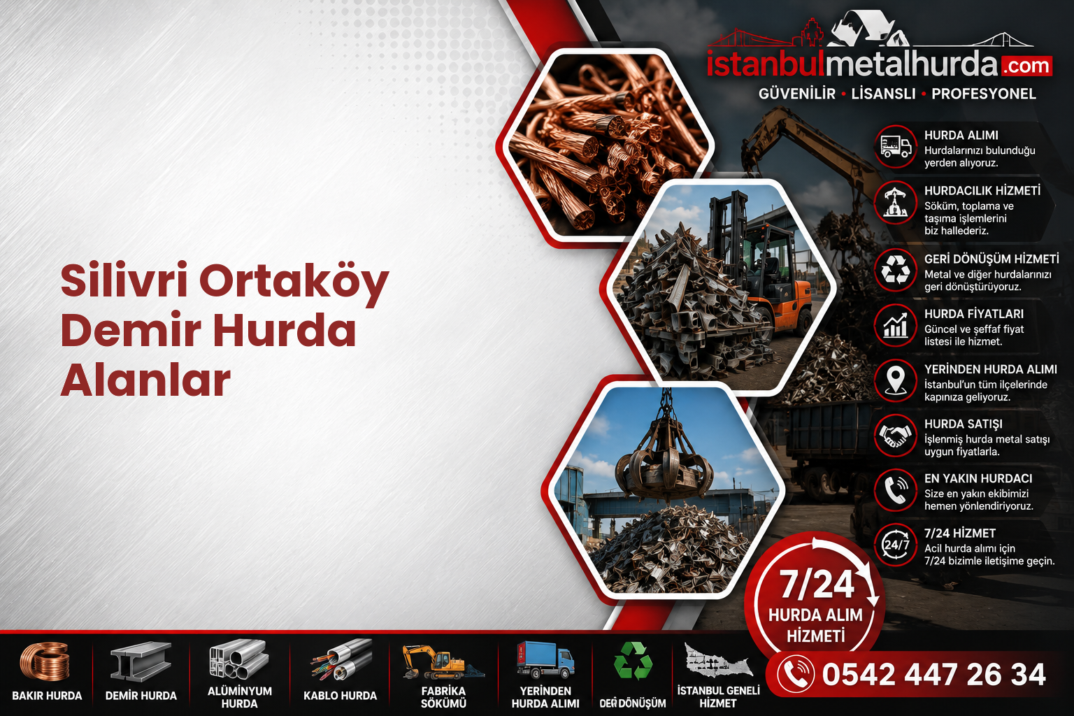 Silivri Ortaköy Demir Hurda Alanlar