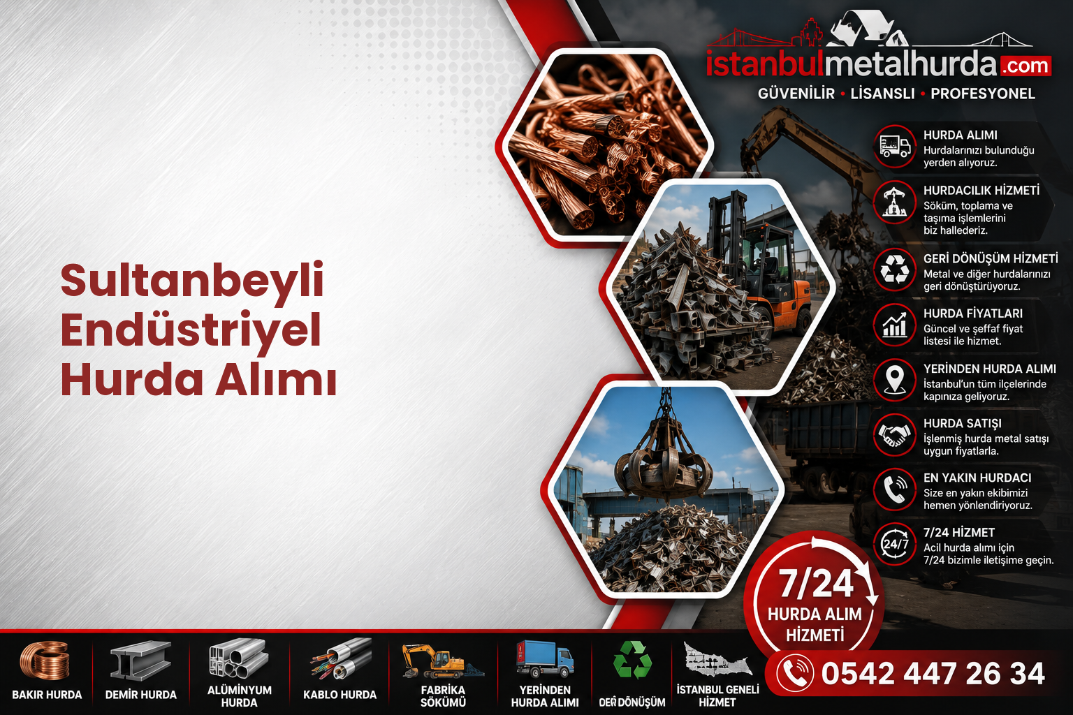 Sultanbeyli Endüstriyel Hurda Alımı