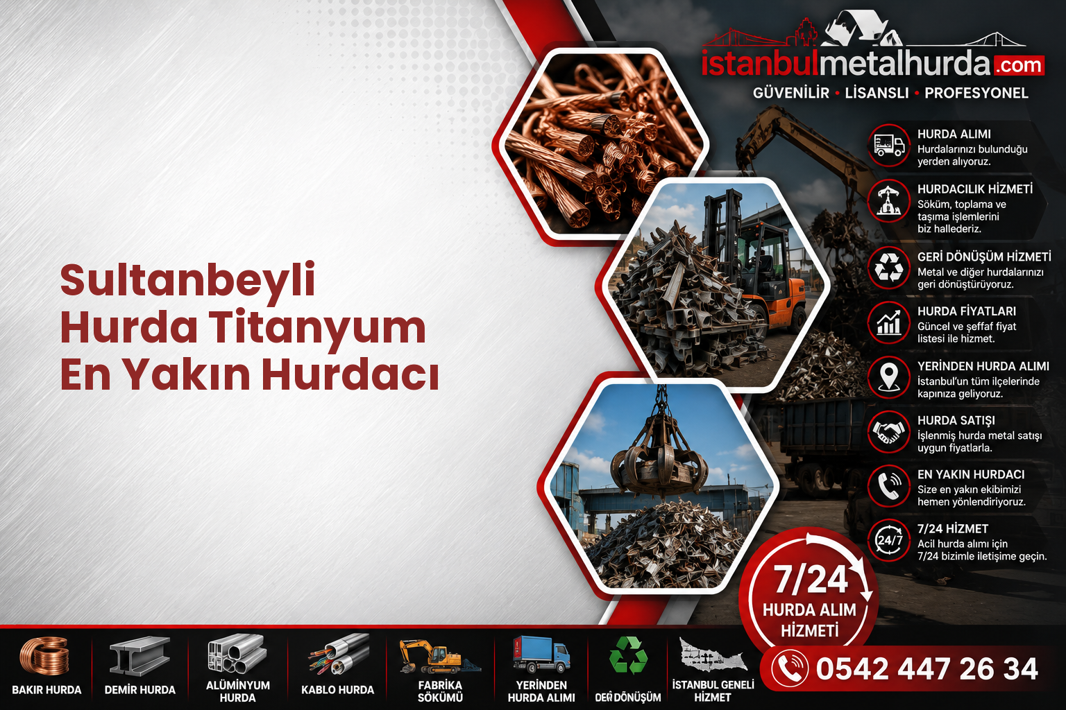 Sultanbeyli Hurda Titanyum En Yakın Hurdacı