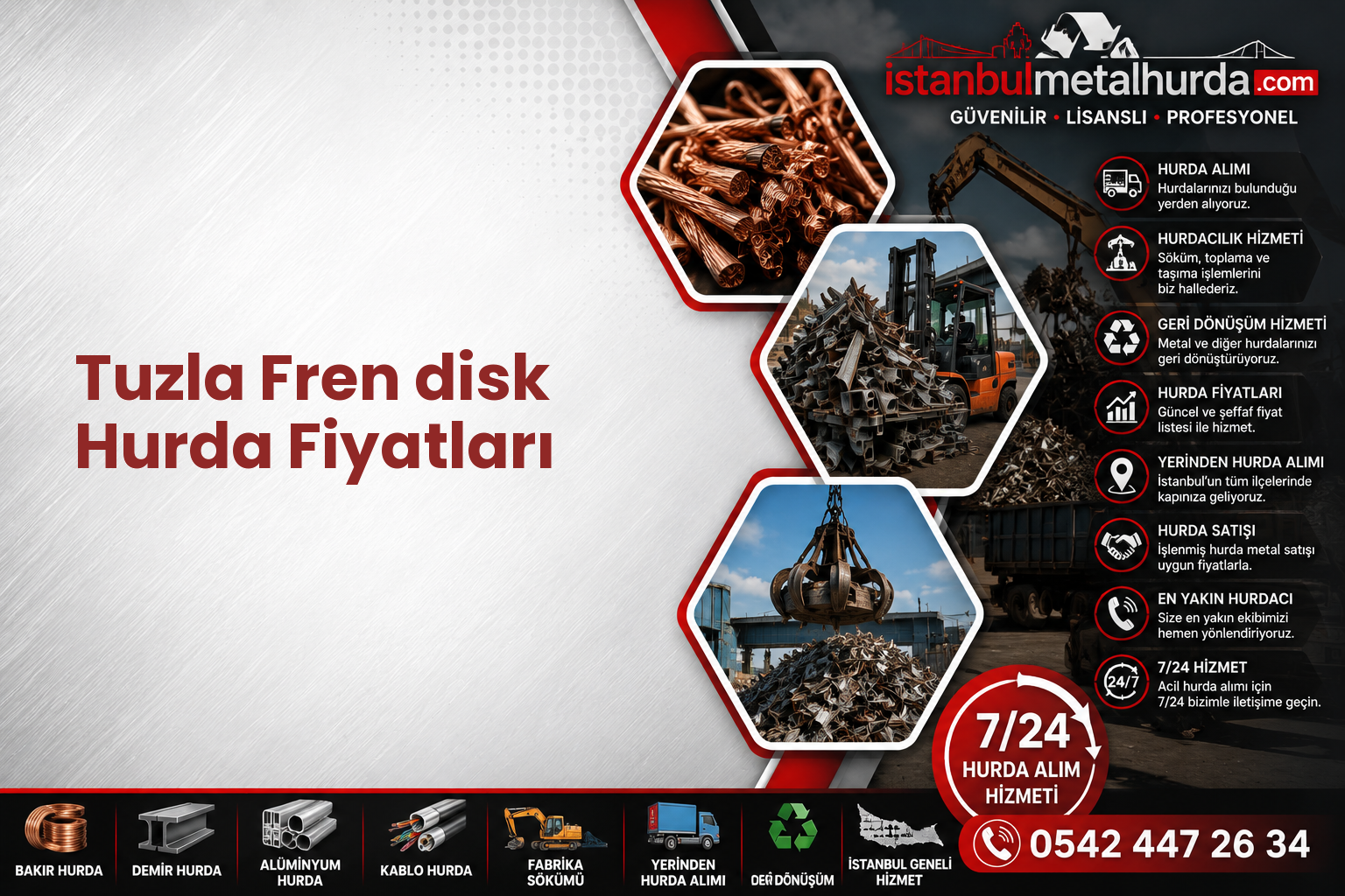 Tuzla Fren disk Hurda Fiyatları