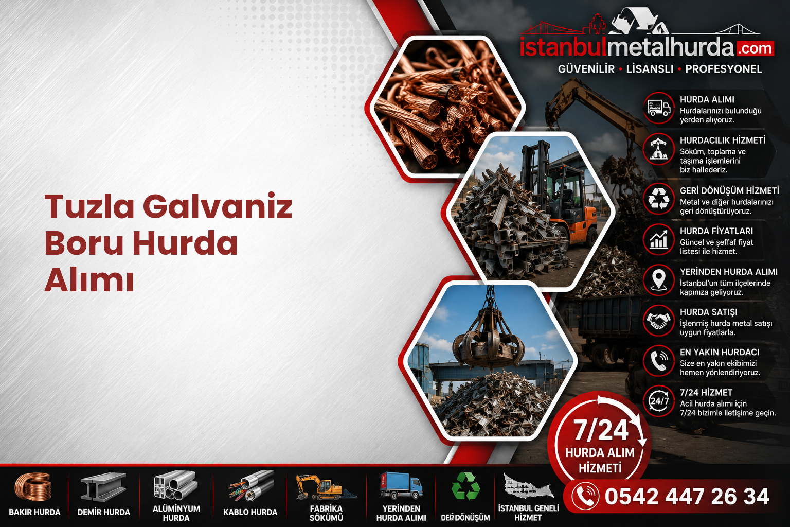 Tuzla Galvaniz Boru Hurda Alımı