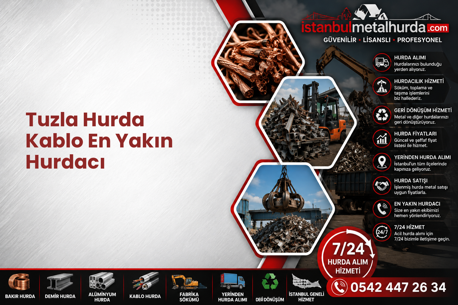 Tuzla Hurda Kablo En Yakın Hurdacı