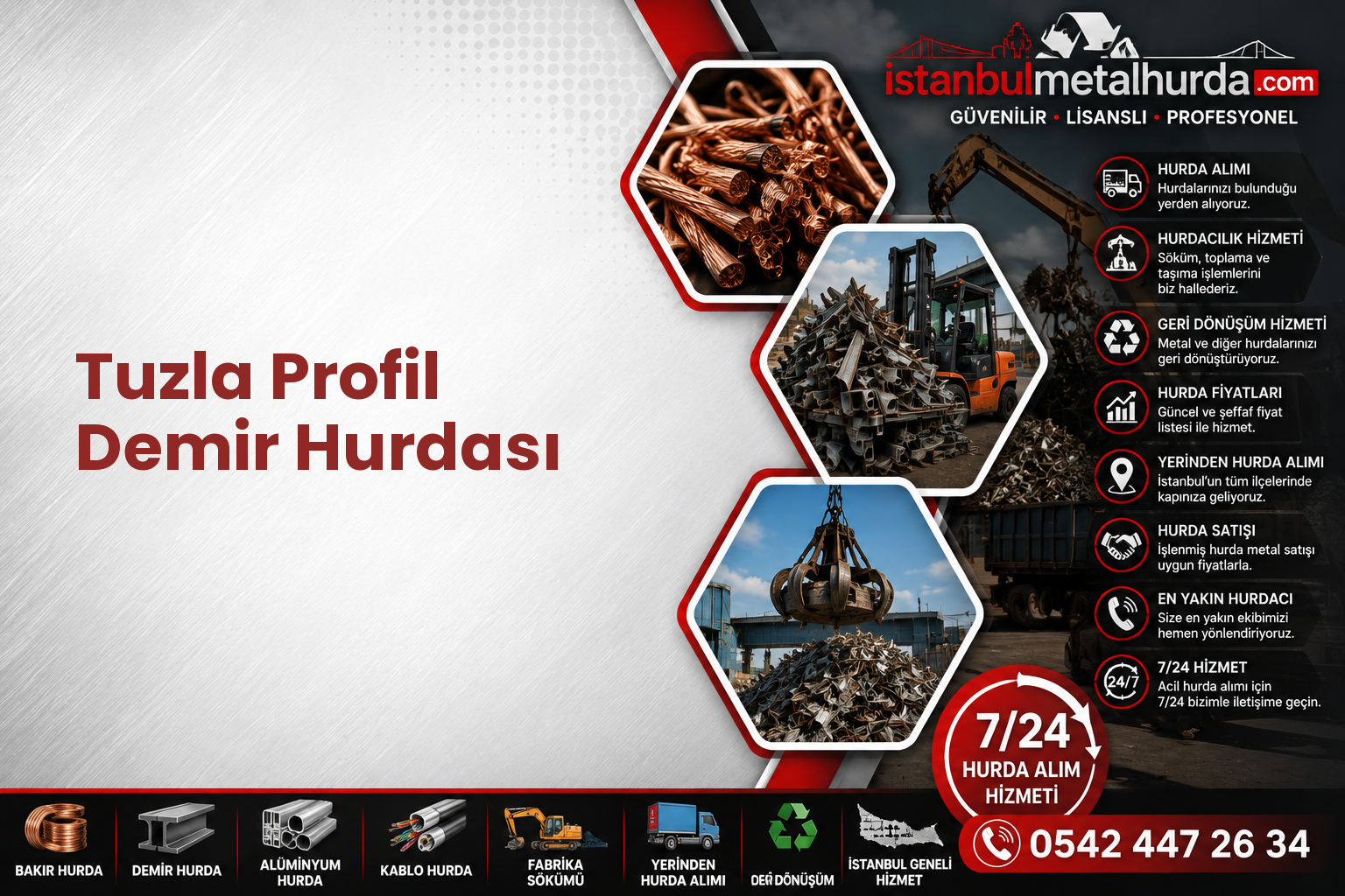 Tuzla Profil Demir Hurdası