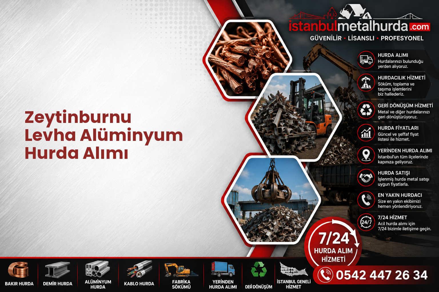 Zeytinburnu Levha Alüminyum Hurda Alımı